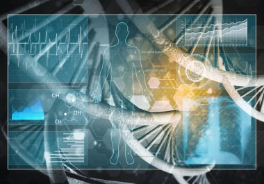 Medya tıp arka plan görüntüsü