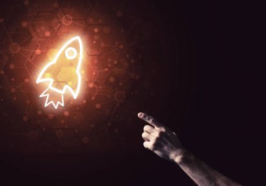 Roket parlayan simgesi 