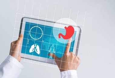 Kadın doktor elinde kapatın