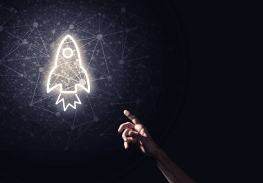 Roket parlayan simgesi 