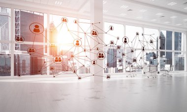 sosyal iletişim kavramı ofis iç