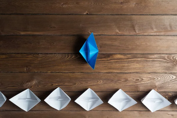 折り紙の船のセット — ストック写真