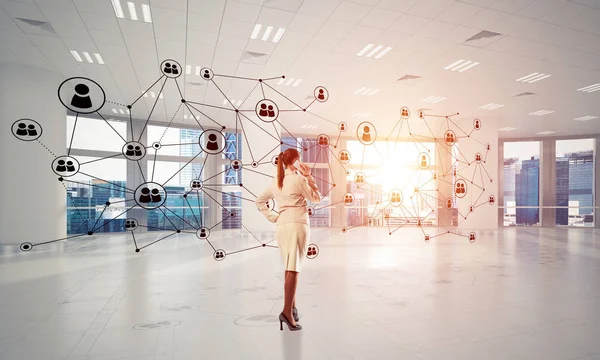 modern ofis iş kadını