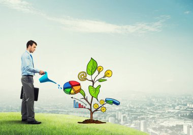 yatırım ve finansal büyüme kavramı