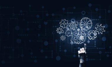 Parlayan dişli mekanizması 