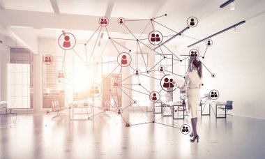 işkadını 3d ofis iç