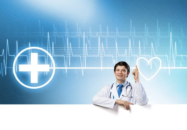 Young handsome doctor — Stock Photo, Image