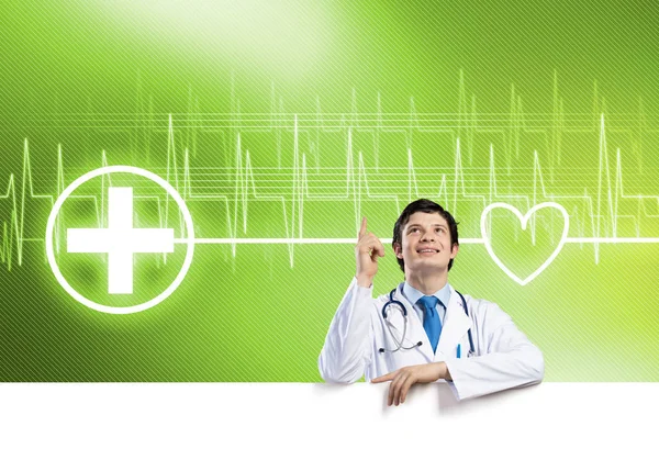 Young handsome doctor — Stock Photo, Image