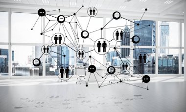sosyal iletişim kavramı ofis iç