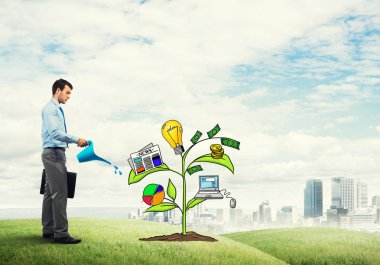 yatırım ve finansal büyüme kavramı