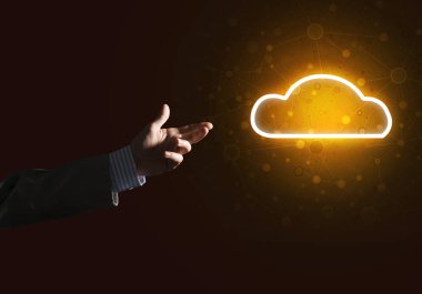 Dijital bulut simgesi  