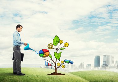 yatırım ve finansal büyüme kavramı