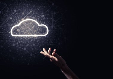 Dijital bulut simgesi 