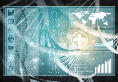 Medya tıp arka plan