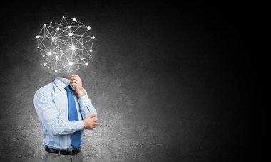 sosyal ağ kavramı ile işadamı