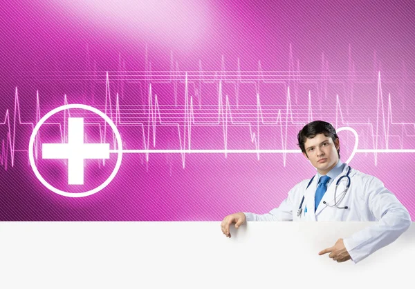 Young handsome doctor — Stock Photo, Image