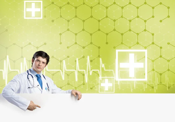 Young handsome doctor — Stock Photo, Image