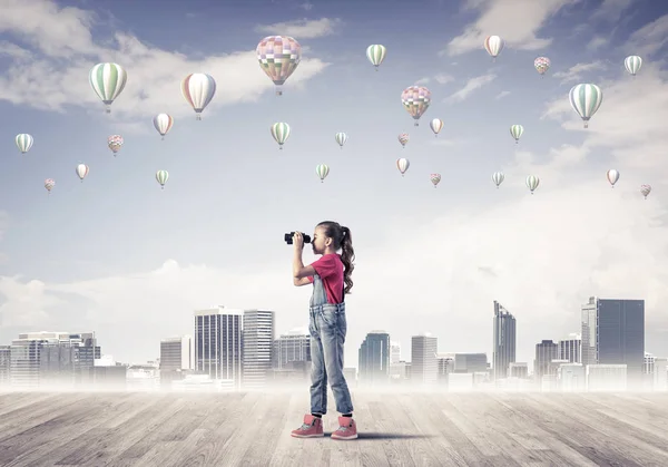 Menina bonito garoto — Fotografia de Stock