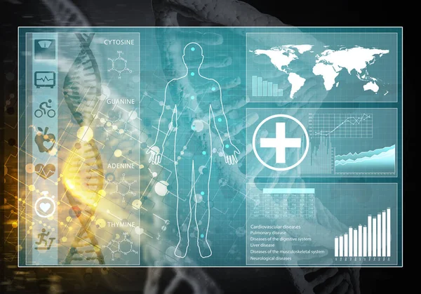 Medya tıp arka plan
