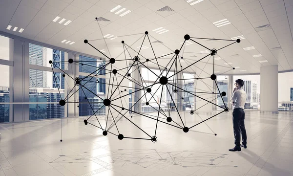 Modern ofis iç zarif işadamı 