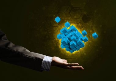 Yeni teknolojiler ve küp şekil tarafından sunulan Tümleştirme fikrine