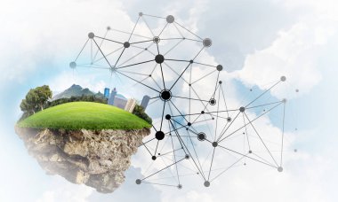 Modern ağ teknolojileri kavramı 