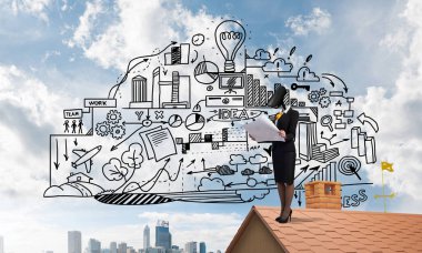 Kamera başlı kadın 