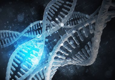 DNA molekülleri arka plan
