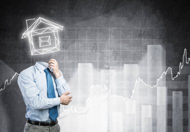 Evin model ile işadamı