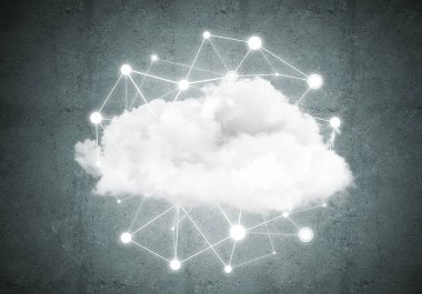 bulut beton duvarı bağlantılarında bilgisayar ile