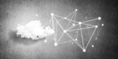 bulut beton duvarı bağlantılarında bilgisayar ile