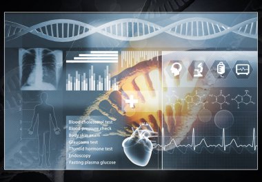 Medya tıp arka plan