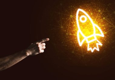 Roket parlayan simgesi 