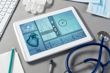 Tablet bilgisayar ve doktor araçları