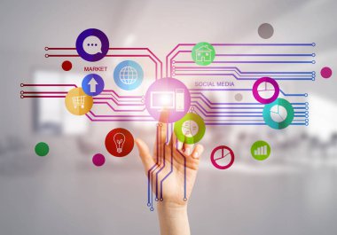 renkli medya paneli dokunmadan işkadını 