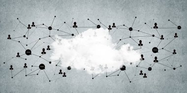 bulut beton duvarı bağlantılarında bilgisayar ile