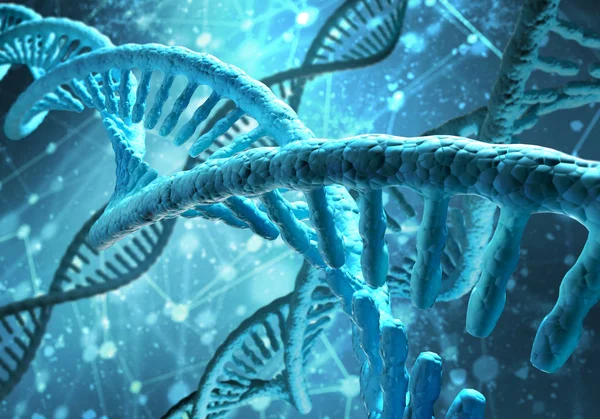 Dna-Konzept zur Molekülforschung — Stockfoto