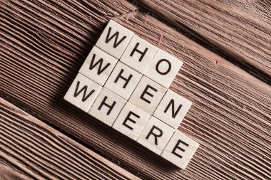 Ahşap küpleri kavramları yazım