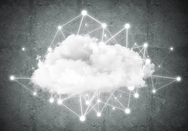 bulut beton duvarı bağlantılarında bilgisayar ile