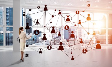 İşkadını ofis iç