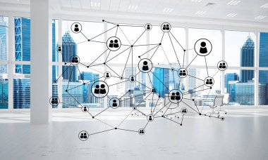 Nokta ile bağlı çizgiler 