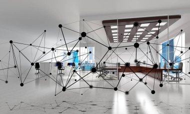 Nokta ile bağlı çizgiler 