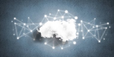 bulut beton duvarı bağlantılarında bilgisayar ile