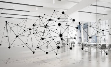 Nokta ile bağlı çizgiler 