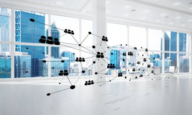 Nokta ile bağlı çizgiler 