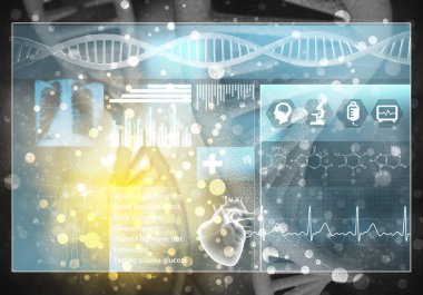 Medya tıp arka plan