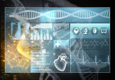 Medya tıp arka plan
