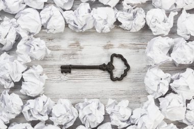 Birçok topları arasında Vintage anahtarı