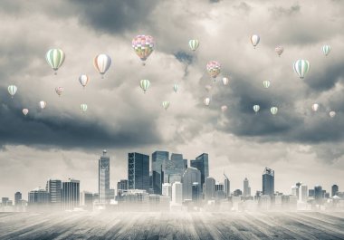 Tanıklarımız ile Modern cityscape