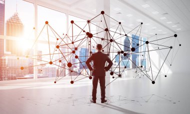 modern ofis iç işadamı